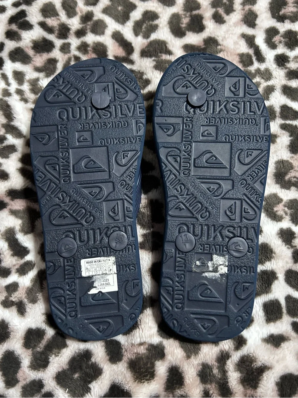 Quiksilver flip flop
